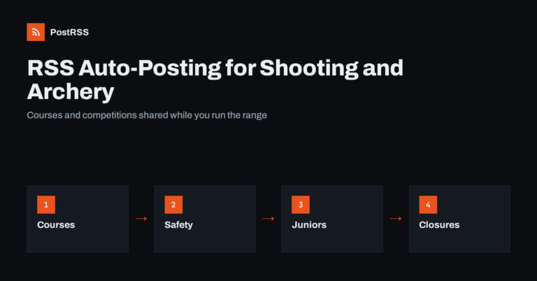 RSS Auto-Posting for Shooting Ranges and Archery Clubs