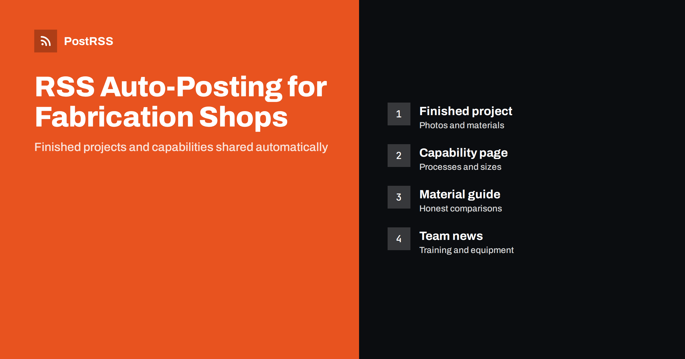 RSS Auto-Posting for Welding and Metal Fabrication Shops