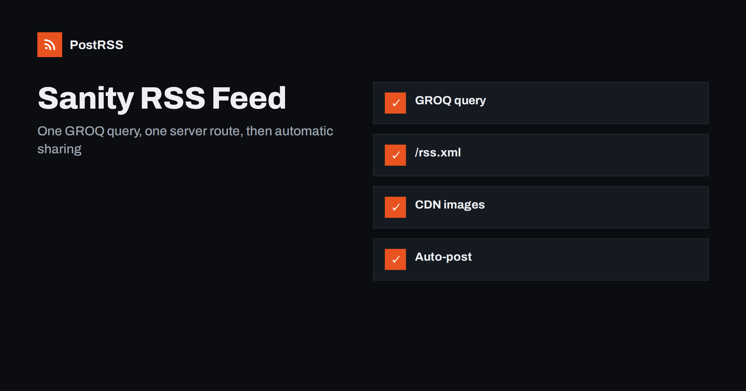 Sanity RSS Feed: Query Posts with GROQ and Auto-Post Them