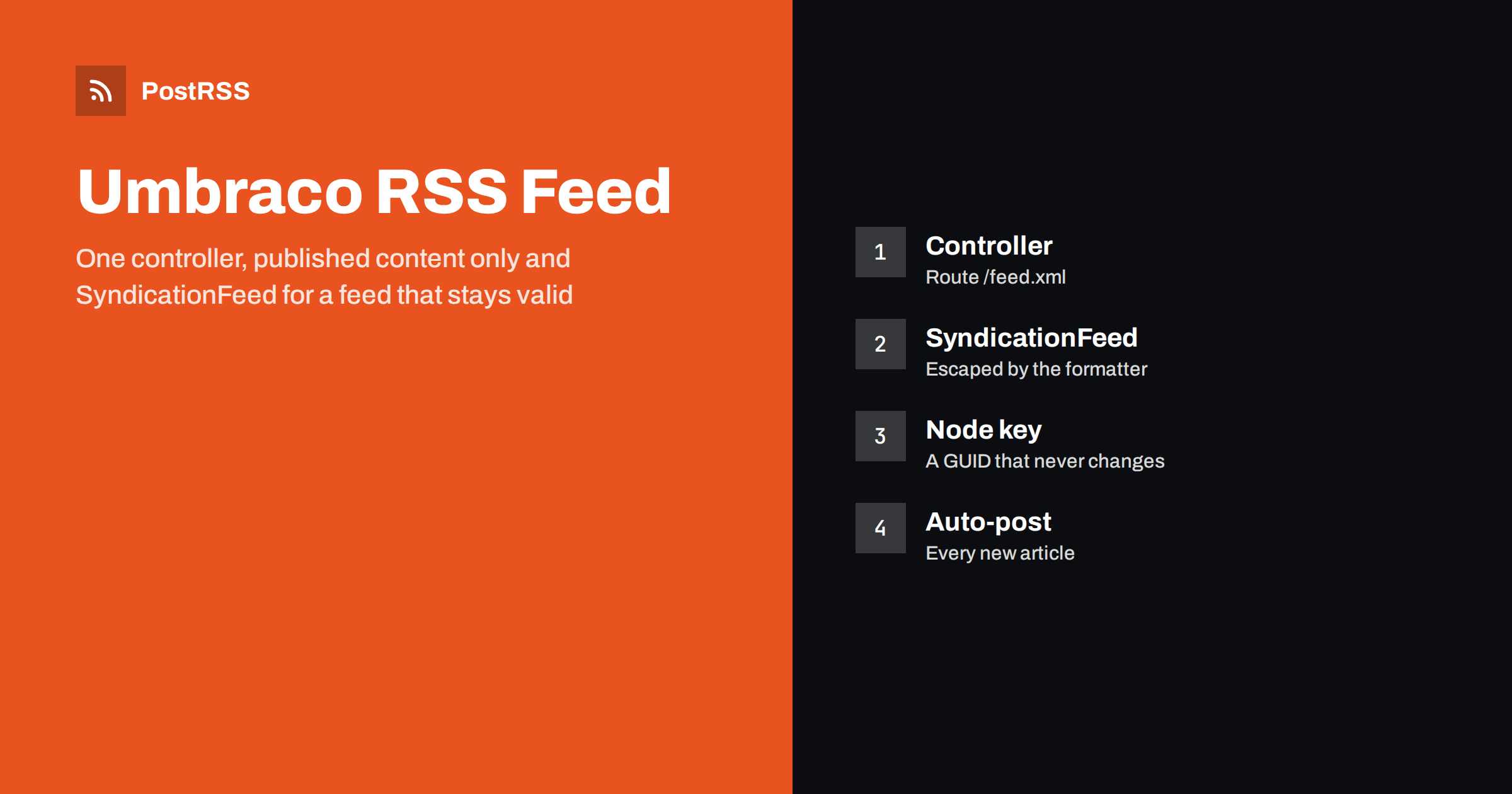 Umbraco RSS Feed: Build a Feed Controller and Auto-Post