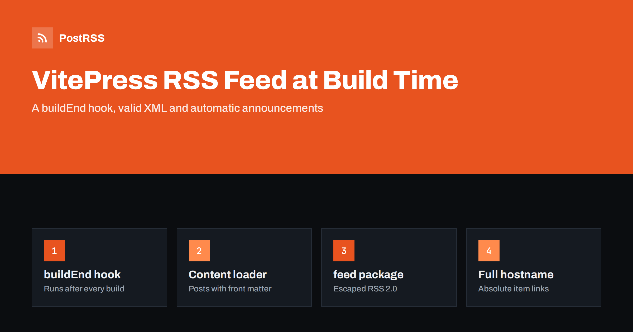 VitePress RSS Feed: Generate It at Build Time and Auto-Post