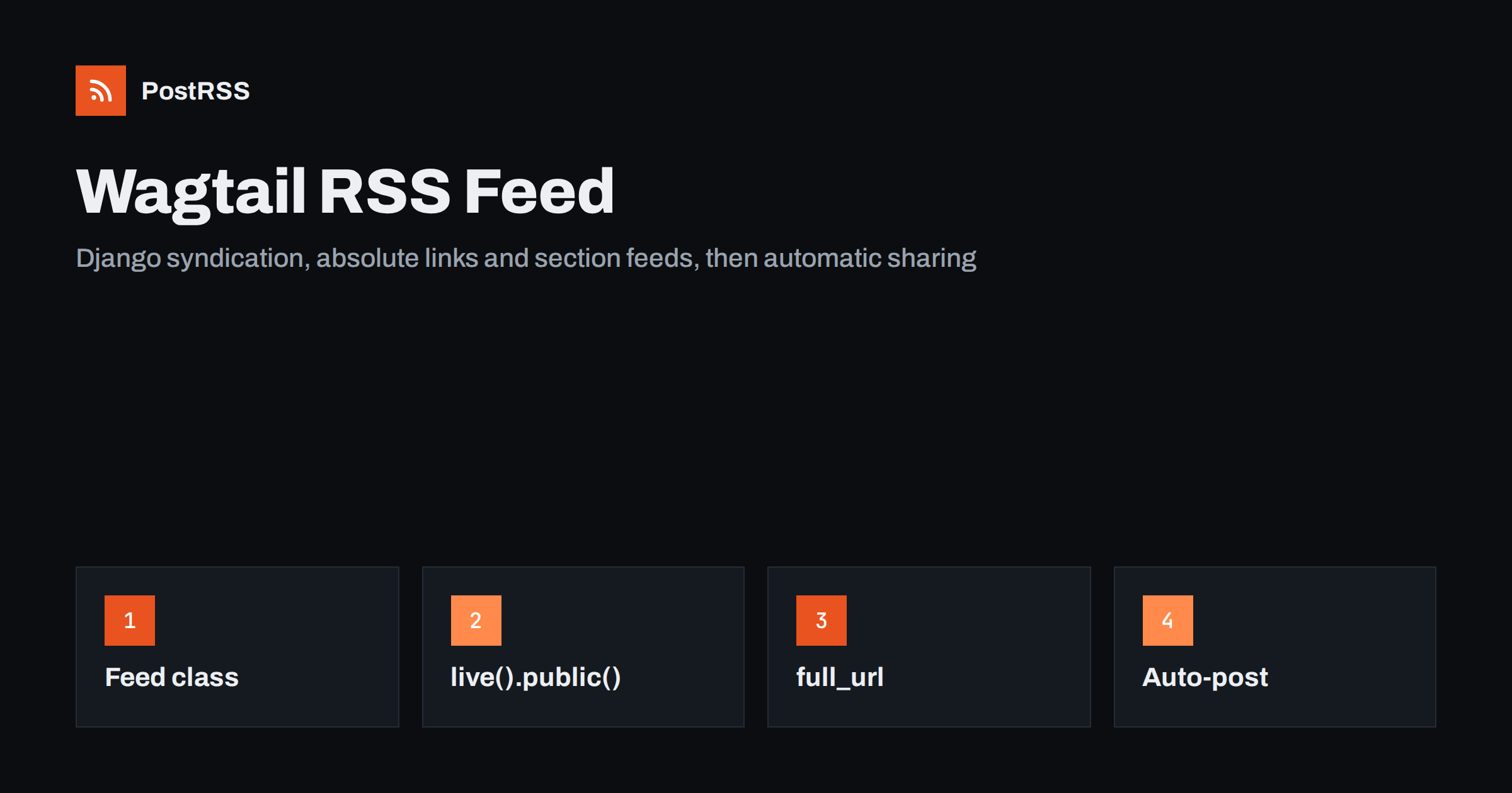 Wagtail RSS Feed: Build It with Django Syndication and Auto-Post